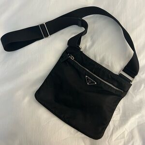 Prada Black Nylon Crossbody